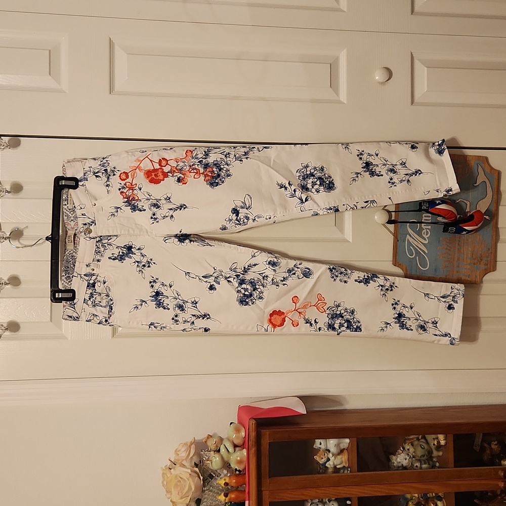 Vintage America floral jeans